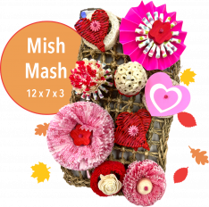 Holiday Mish Mash! Parrot Toy-For Small to Medium Birds